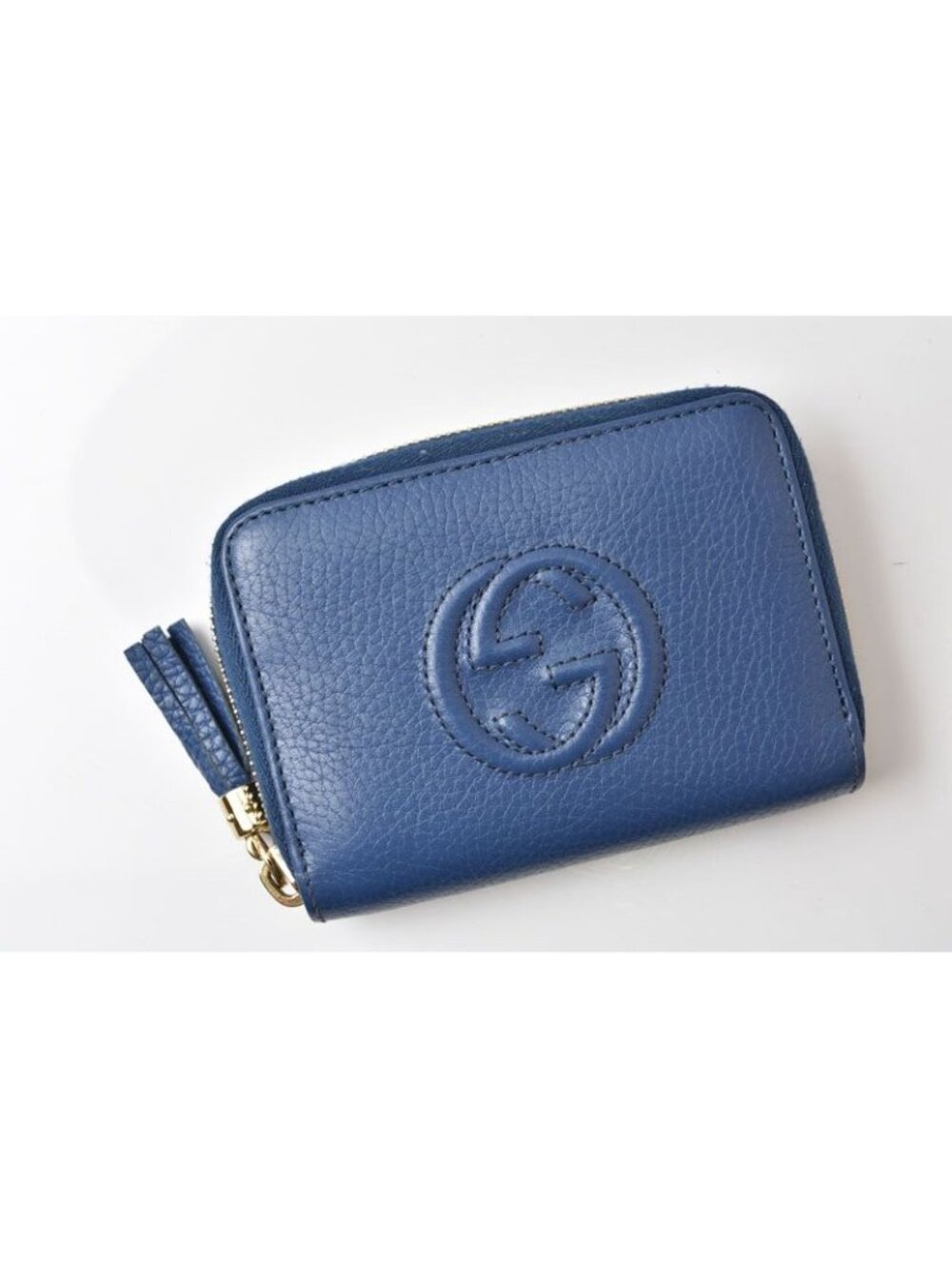 Gucci Coin Case Card Mini Wallet Interlocking Soho - Picture 2 of 12